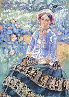 Woman in Blue Dress, c.1903, musatov