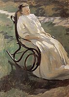 Woman in rocking chair, 1897, musatov