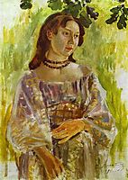 Young Girl with a Necklace, 1904, musatov