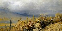 Autumn landscape in Crimea, 1884, myasoyedov