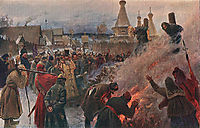 The burning of Archpriest Avvakum, 1897, myasoyedov