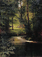 Creek in the forest, myasoyedov