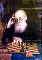 Portrait of chess player A. D.  Petrova, myasoyedov