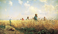Time of harvesting (Mowers), 1887, myasoyedov