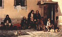 Zemstvo is having their lunch, 1872, myasoyedov