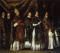 The Pontifical mass, nain