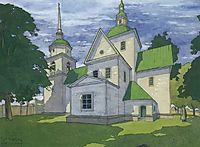 Church of the Nativity of the Blessed Virgin in the village Khokhlovka Chernigov region, 1912, narbut