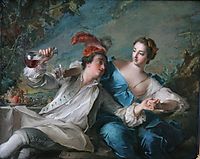 Die Liebenden, 1744, nattier