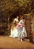 Back From Dance, 1870, nittis