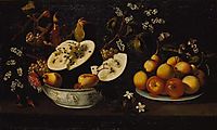 Natureza morta com frutos e flores, 1670, obidos