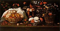 Natureza morta - Doces e Flores, 1676, obidos