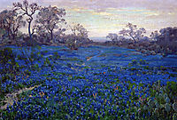 Bluebonnets at Twilight, near San Antonio, 1920, onderdonk