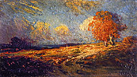 Sunlit Hillside, 1909, onderdonk