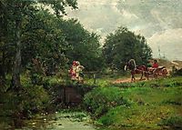At the dam, c.1900, orlovsky