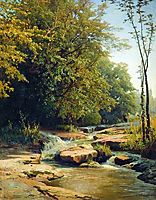 Landscape with mountain creek, orlovsky