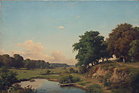Landscape with pond, c.1885, orlovsky