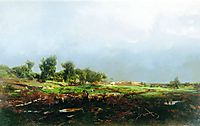 Storm in the field, orlovsky