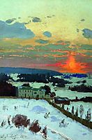 Sunset, 1896, orlovsky