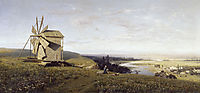 Ukrainian landscape, 1882, orlovsky