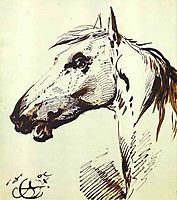 Head of a Horse, 1807, orlowski