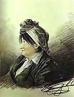 Portrait of A. M. Lanskaya, 1816, orlowski