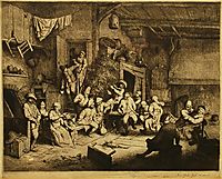Dance at the Inn, 1652, ostadeadriaen