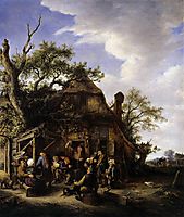 Happy Peasants, c.1645, ostadeadriaen