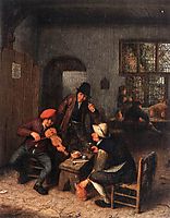 Interior of a Tavern with Violin Player, ostadeadriaen