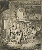 The Peasant Settling His Debt, c.1644, ostadeadriaen