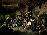 Peasants Dancing in a Tavern, ostadeadriaen