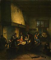 Tavern Scene, c.1665, ostadeadriaen