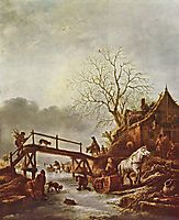A Winter Scene, c.1645, ostadeisaac