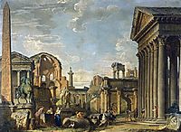 Architectural Capriccio, 1730, panini