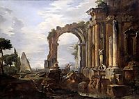 Capriccio of Classical Ruins, 1730, panini