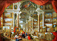 Gallery of Views of Modern Rome, 1759, panini