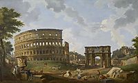 View of the Colosseum, 1747, panini