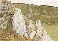 The cliffs at the Lesse, 1878, pantazis