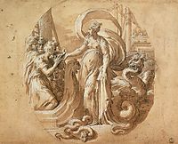 Circe and the Companions of Ulysses, c.1527, parmigianino