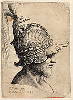 Helmet with eagle, parmigianino