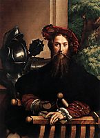 Portrait of Gian Galeazzo Sanvitale, 1529, parmigianino