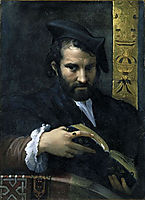 Portrait of a Man with a Book, parmigianino