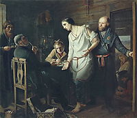 Arriving at an the inquiry, 1857, perov