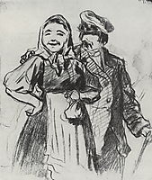 Fedot and Arina , 1873, perov