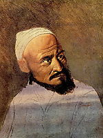 Head of a Kirghiz. Sketch , perov