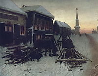 Last Tavern at Town Gate, 1868, perov