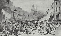The Market in Moscow , 1868, perov