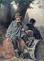 Parisian rag-picker , 1864, perov