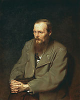 Portrait of the Author Feodor Dostoyevsky, 1872, perov