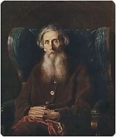 Portrait of the Author Vladimir Dahl, 1872, perov