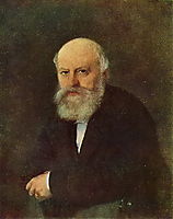 Portrait of the composer P.S. Campione , 1872, perov
